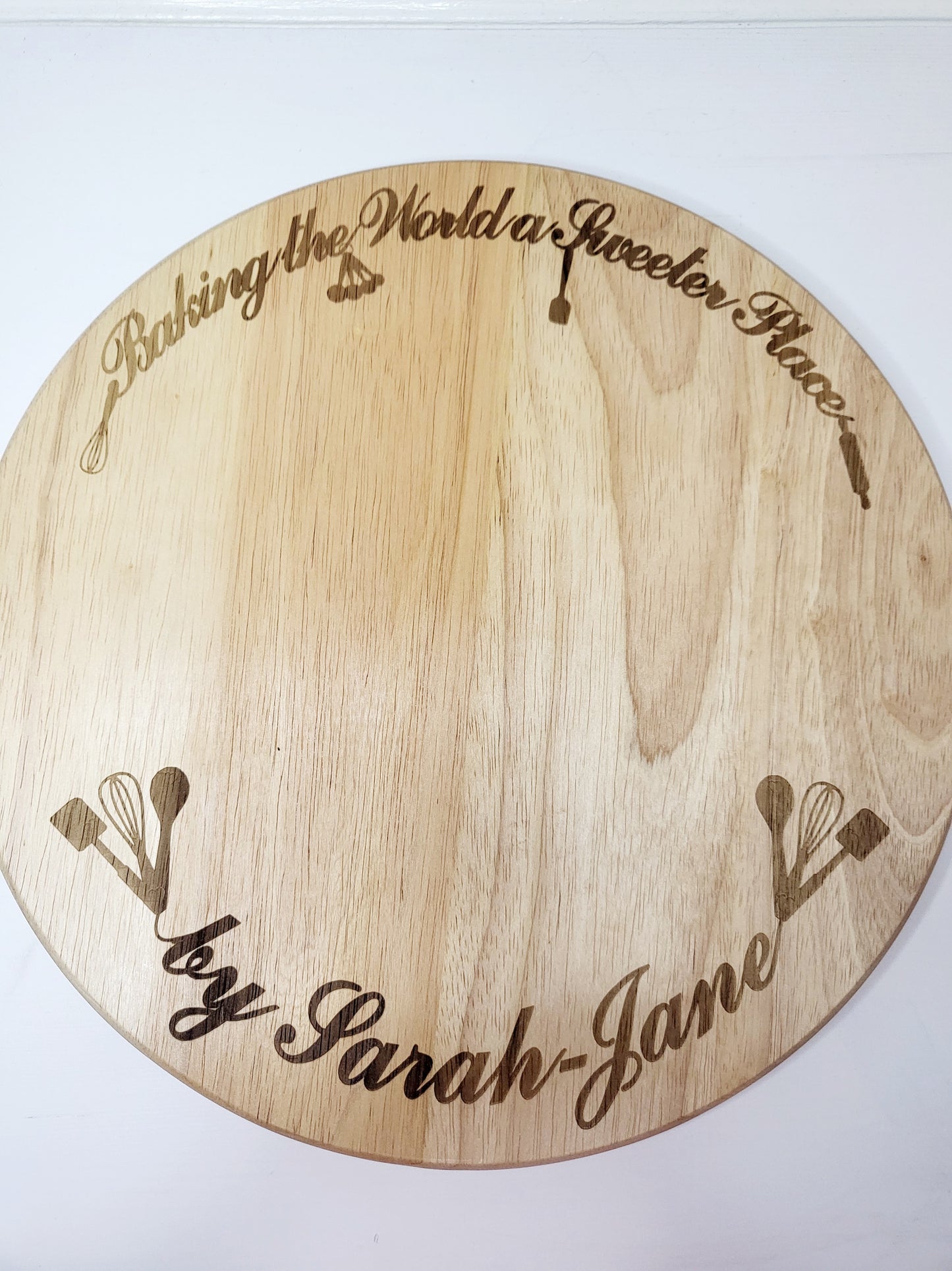 Personalised Baking Turntable for Cake Decorating