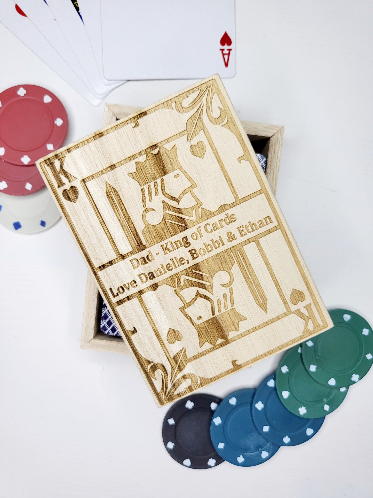 Personalised Playing Card Box