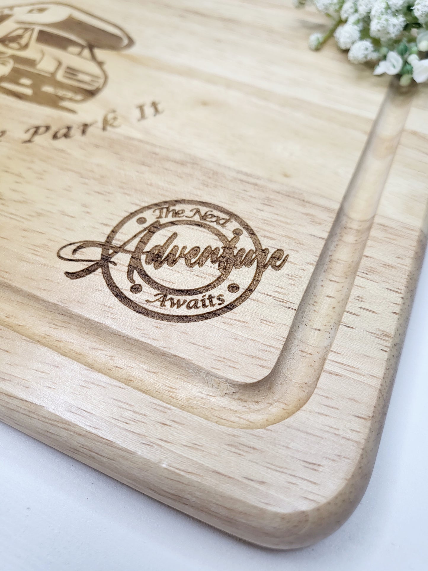 Personalised Motorhome Chopping Board