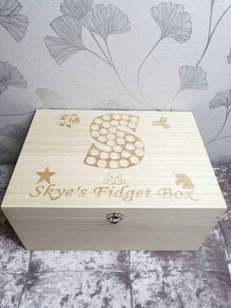 Personalised Children's Fidget Toy Box