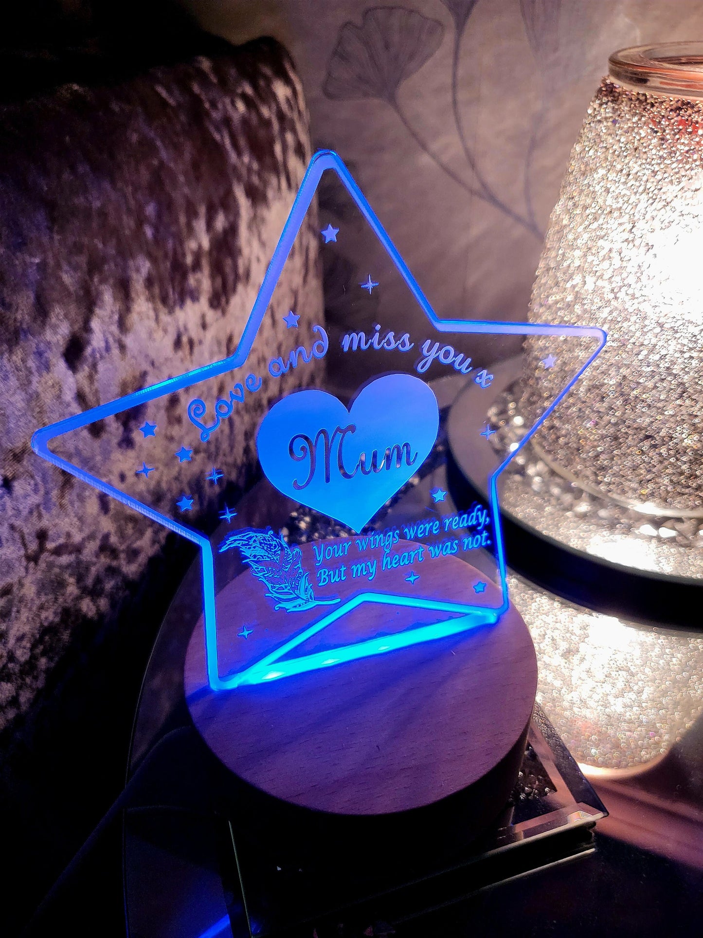 Personalised Memorial LED Lamp