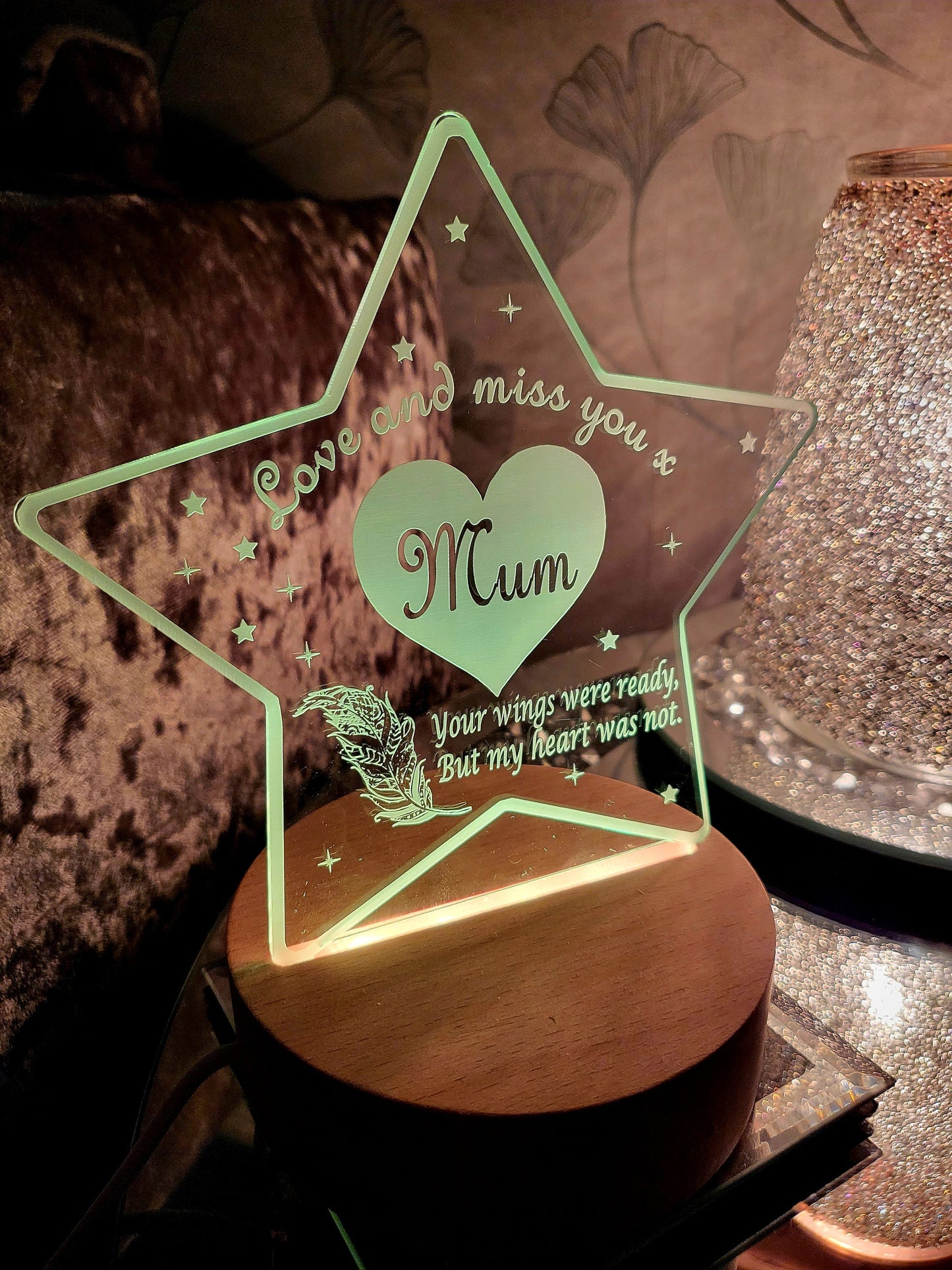 Personalised Memorial LED Lamp