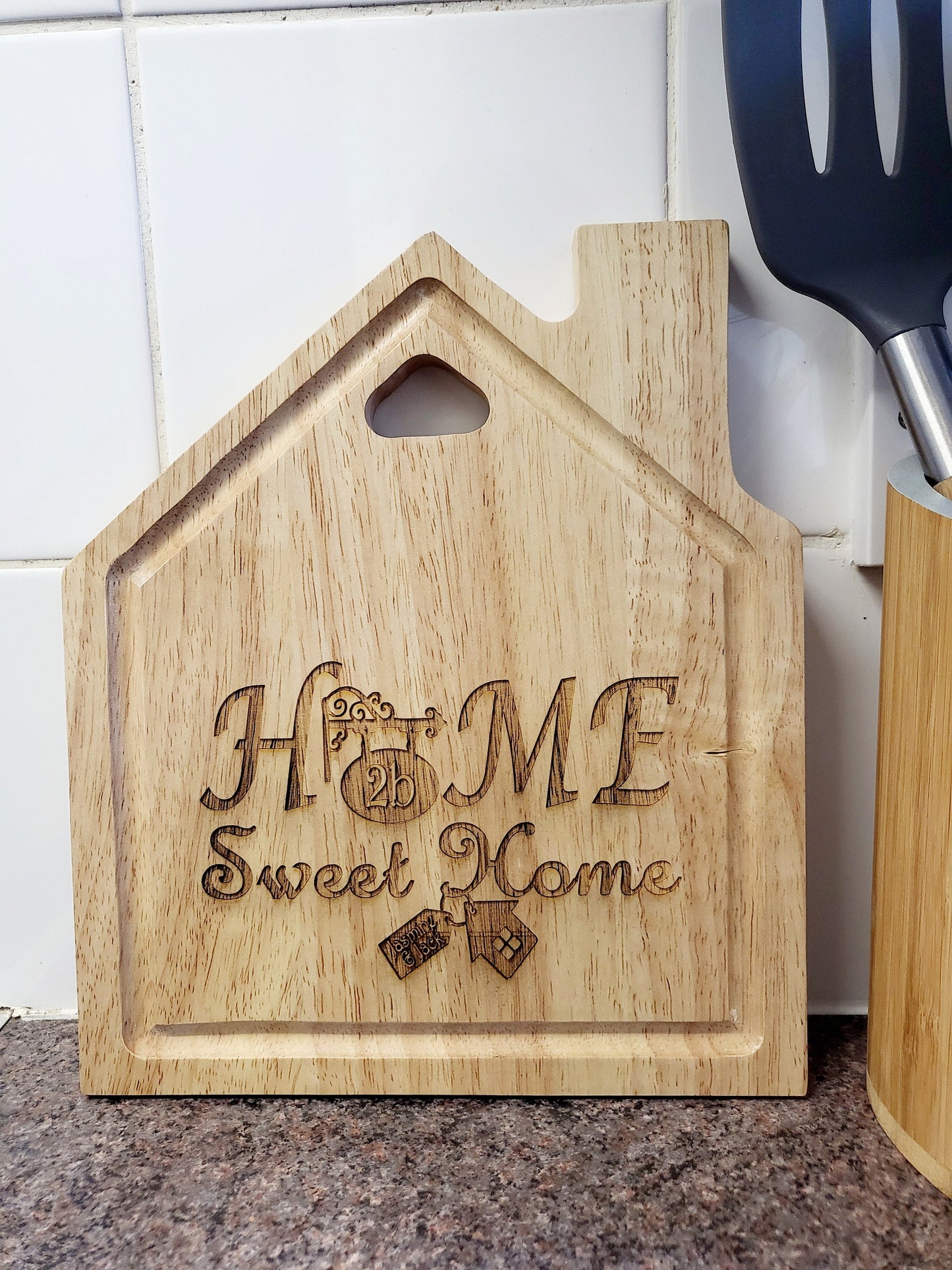 Personalised New Home Chopping Board