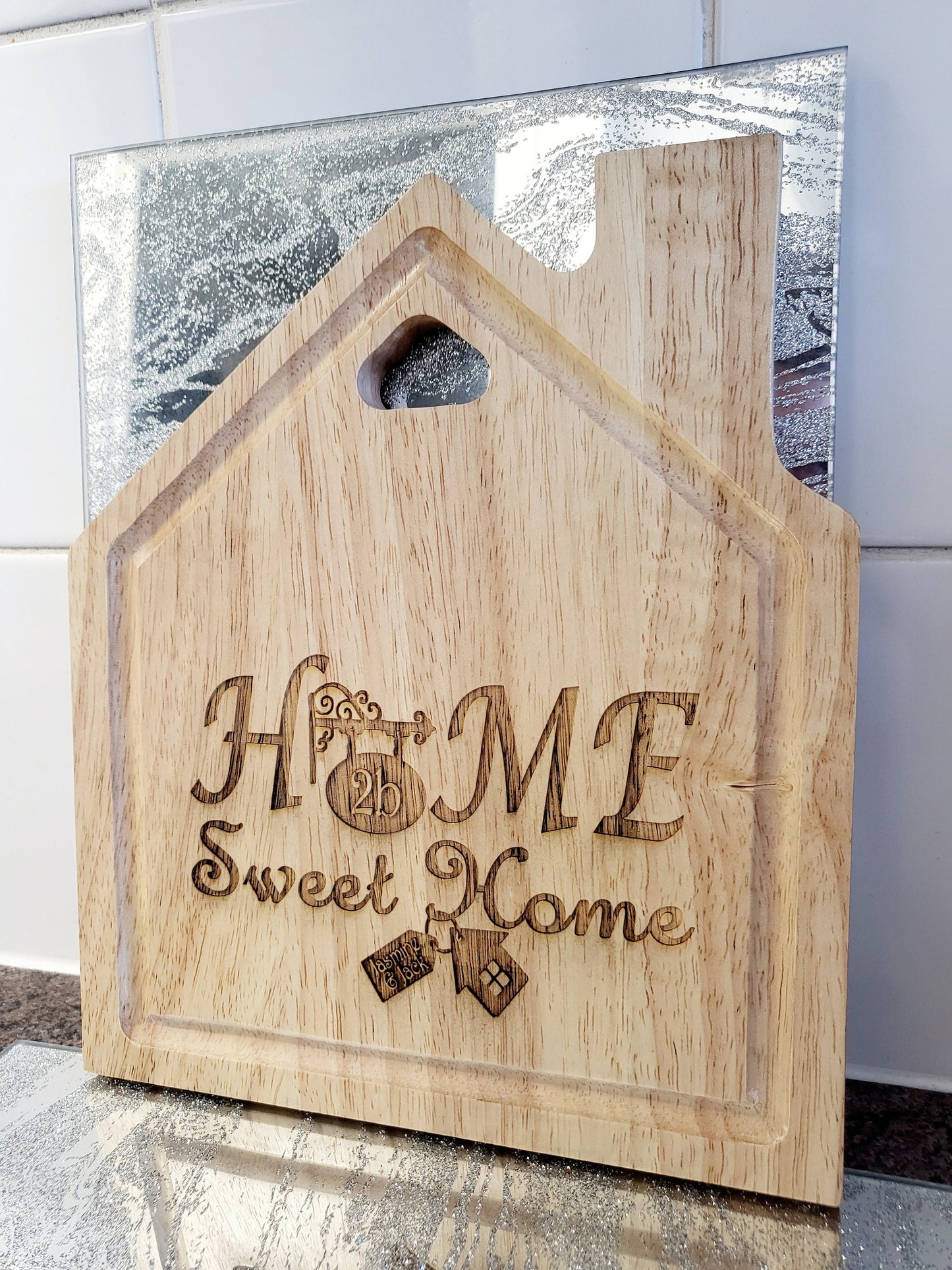 Personalised New Home Chopping Board