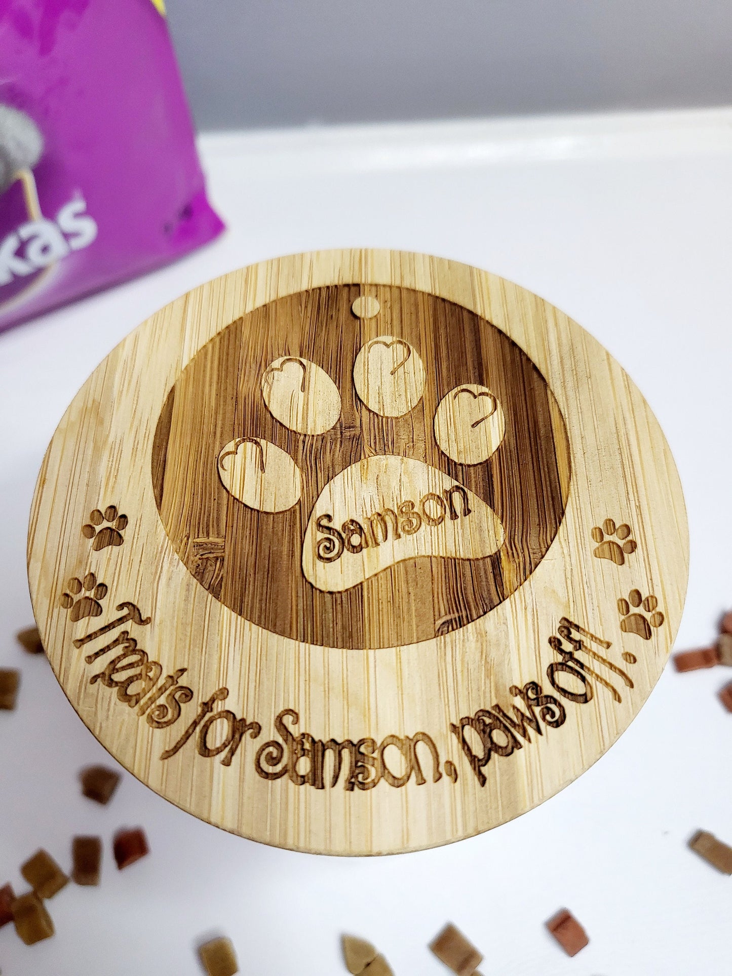 Personalised Pet Treat Jar