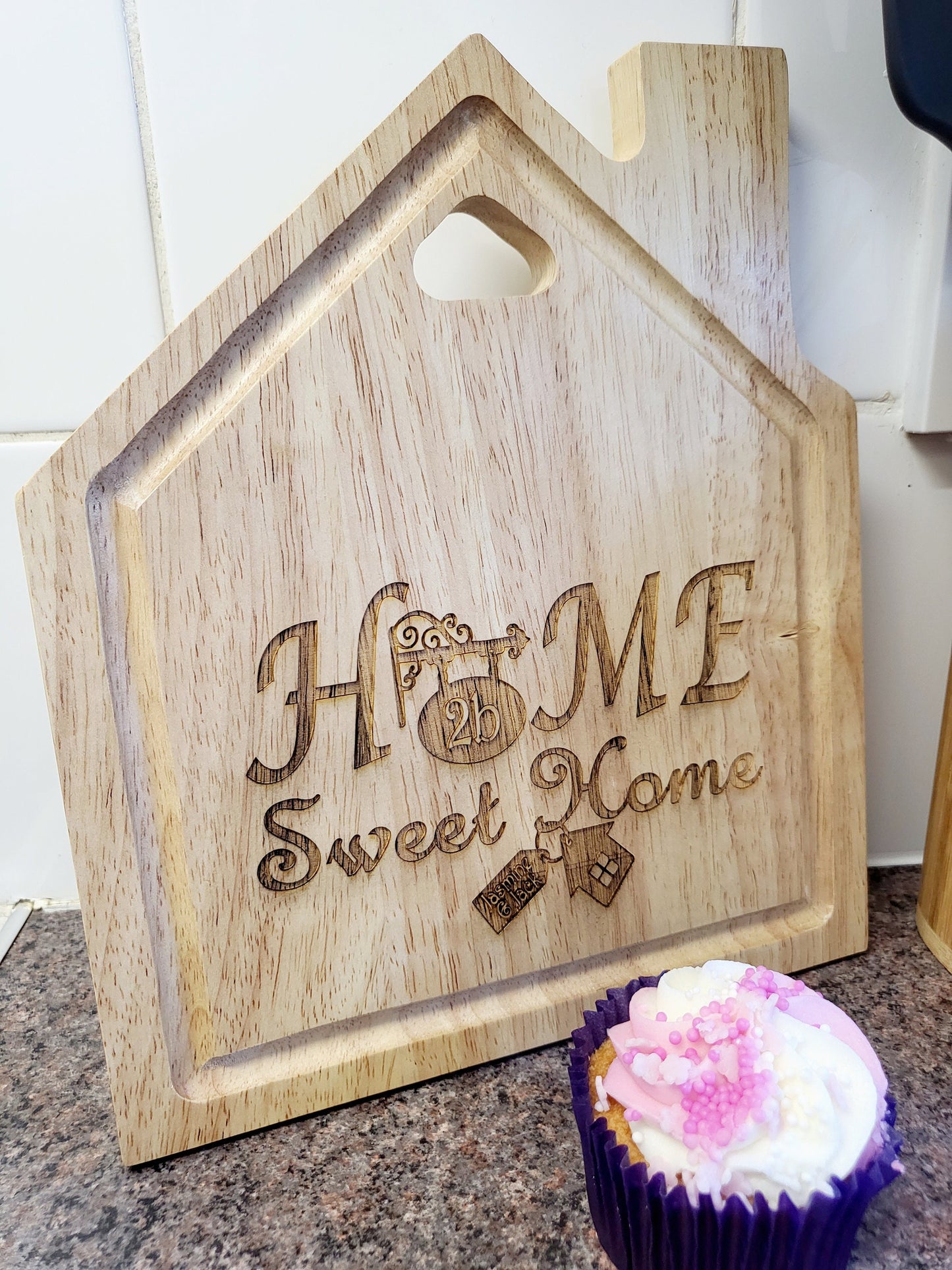 Personalised New Home Chopping Board