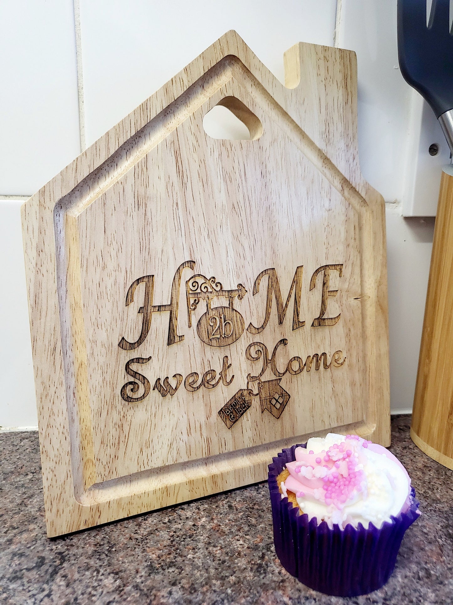 Personalised New Home Chopping Board