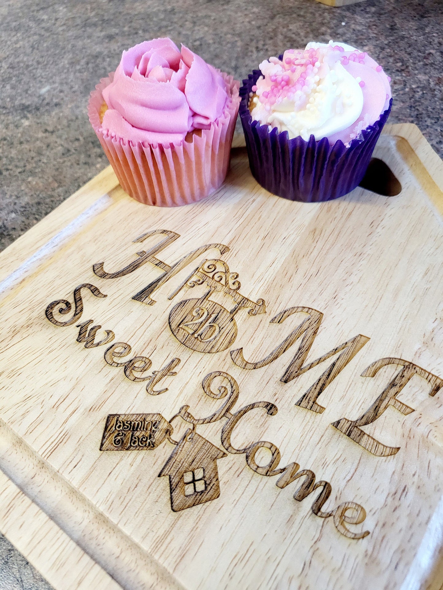 Personalised New Home Chopping Board