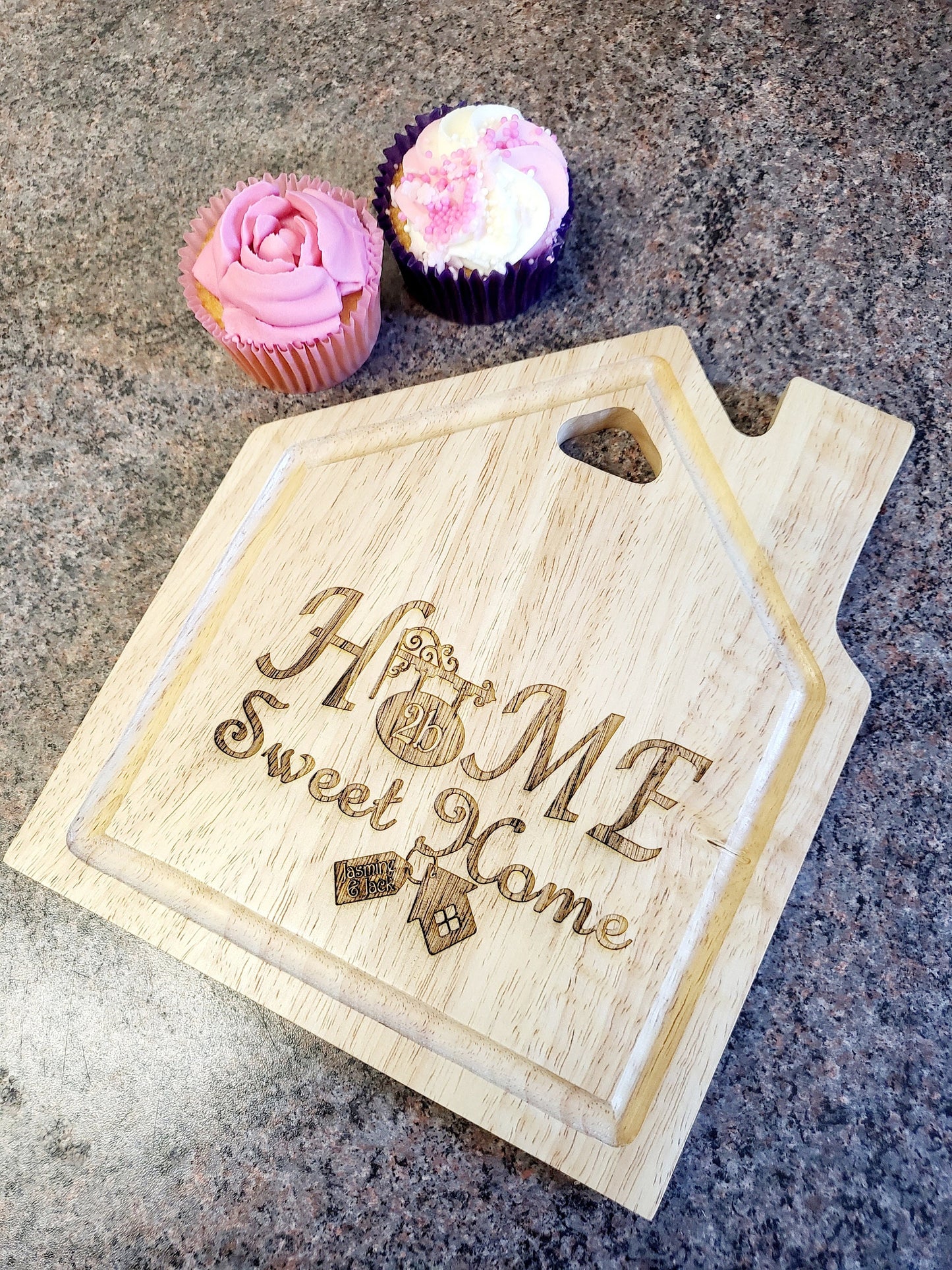 Personalised New Home Chopping Board